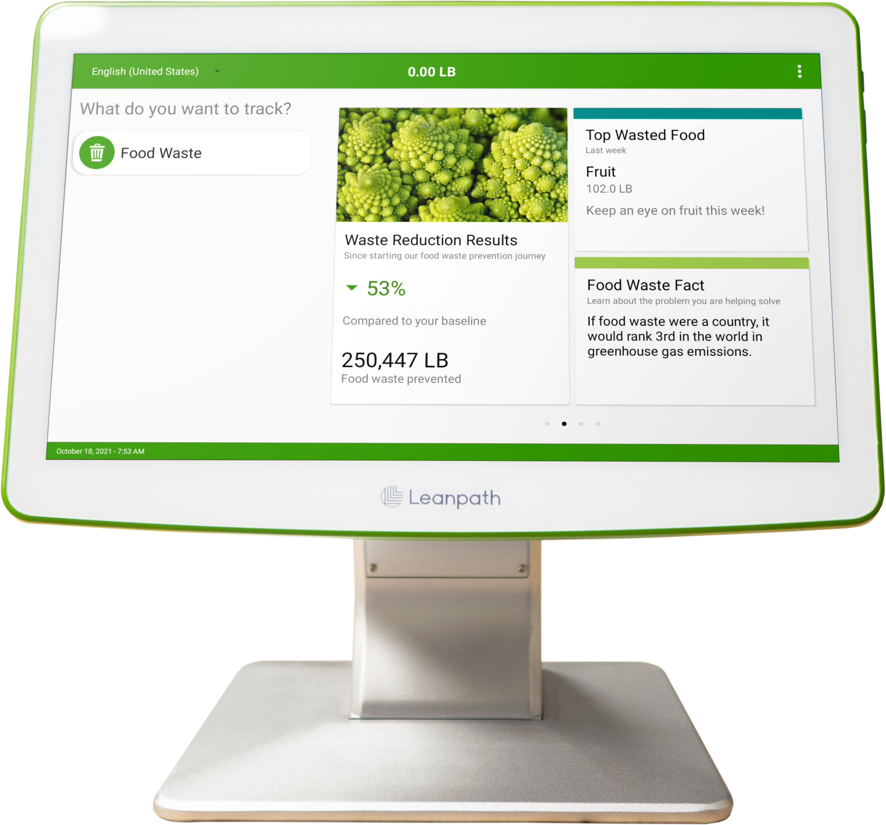 Leanpath Station Food Waste Tracker